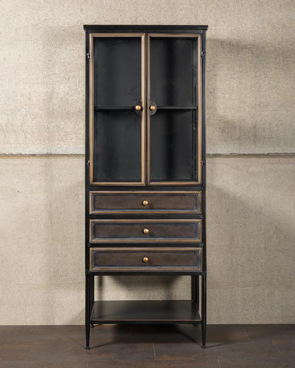 Roane Display Cabinet with Three Drawers