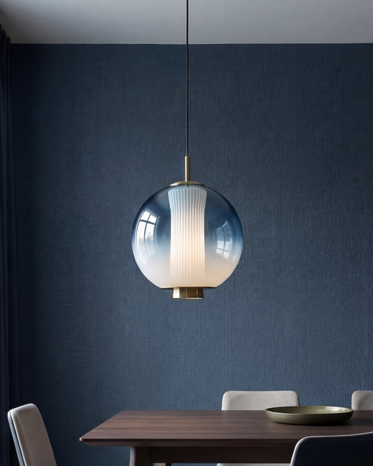 Glow Orb LED Pendant Light - Blue