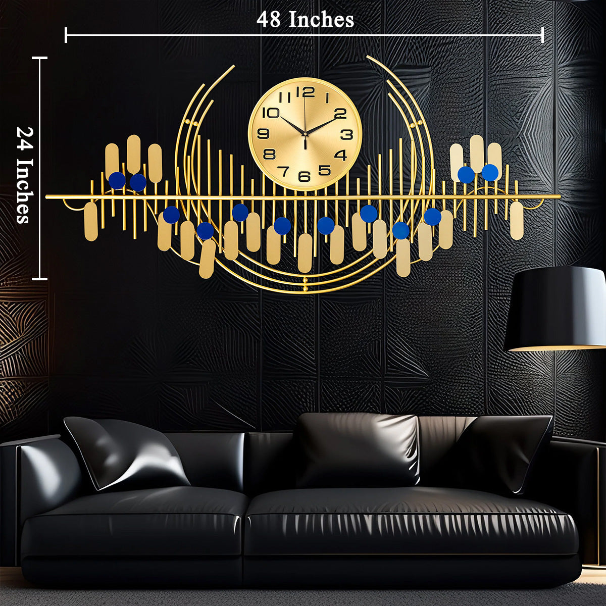 Retro Revival Metal Wall Art Clock Buy Wall Clock Online