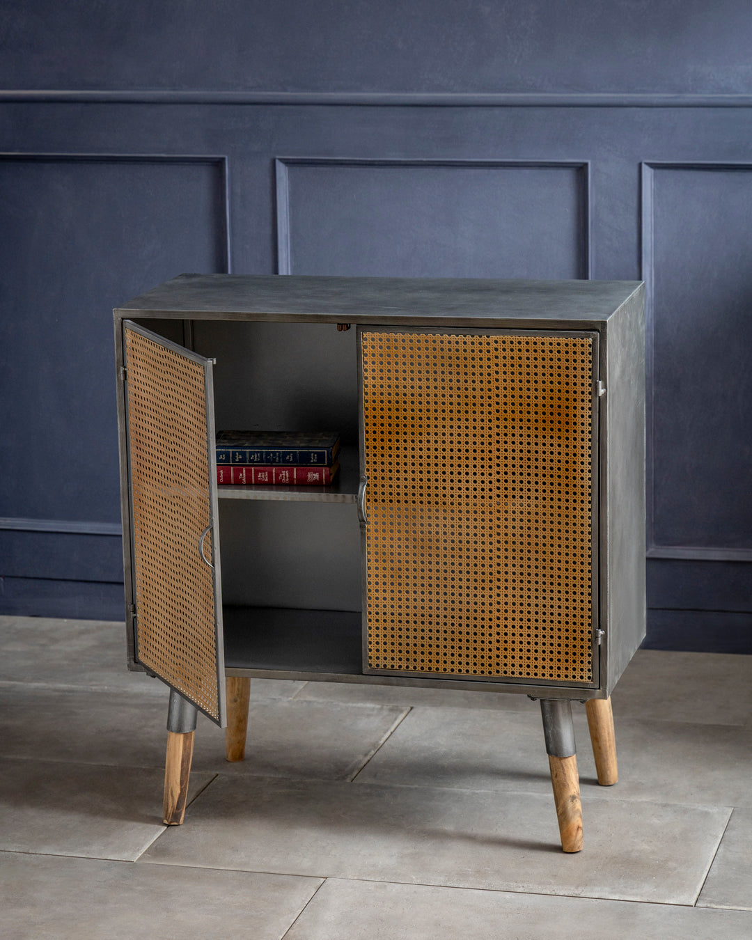 CaneNest Vintage Storage Cabinet