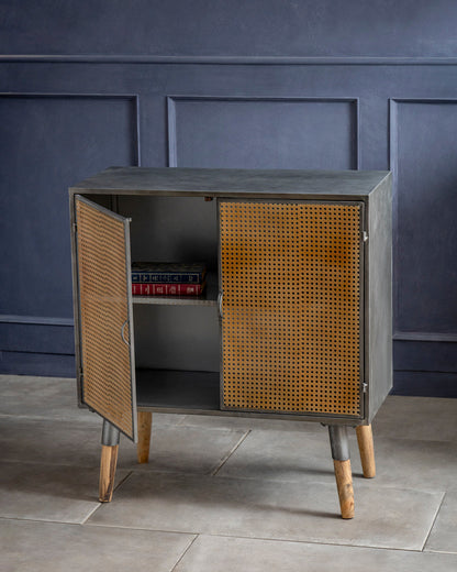 CaneNest Vintage Storage Cabinet