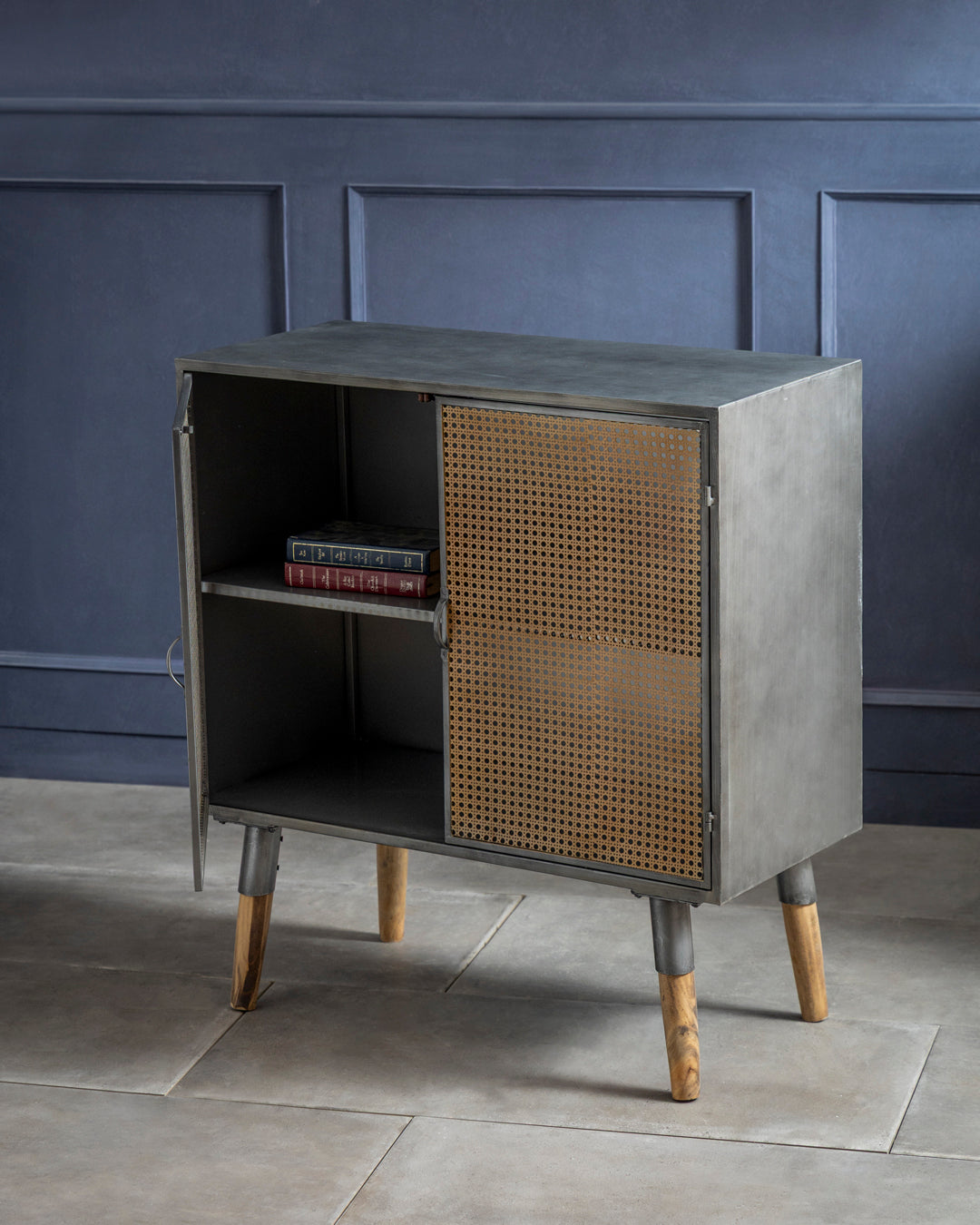 CaneNest Vintage Storage Cabinet