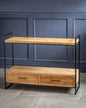 Rustic Haven Storage Table