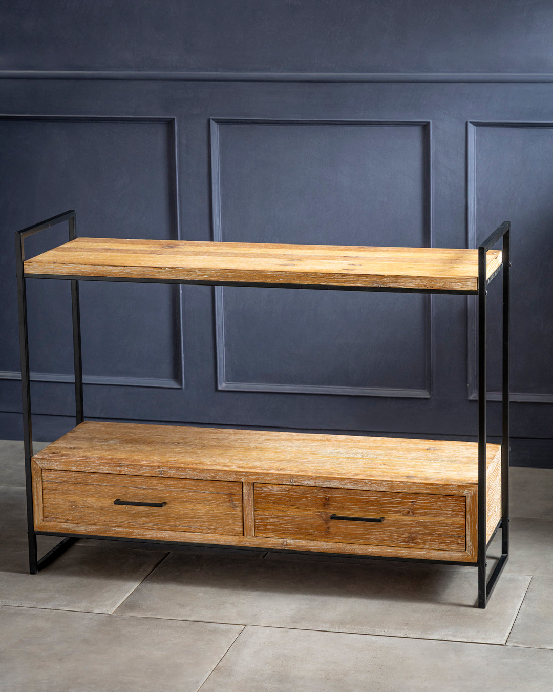 Rustic Haven Storage Table