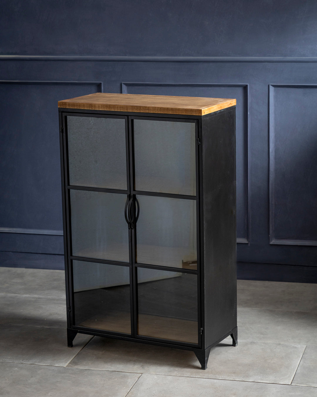 Noir Glass Display Cabinet