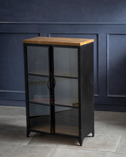 Noir Glass Display Cabinet