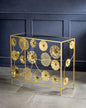 Golden Bloom Console Table - Small