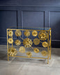 Golden Bloom Console Table - Large