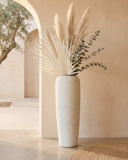 Pebble Finish Designer Floor Vase - Large
