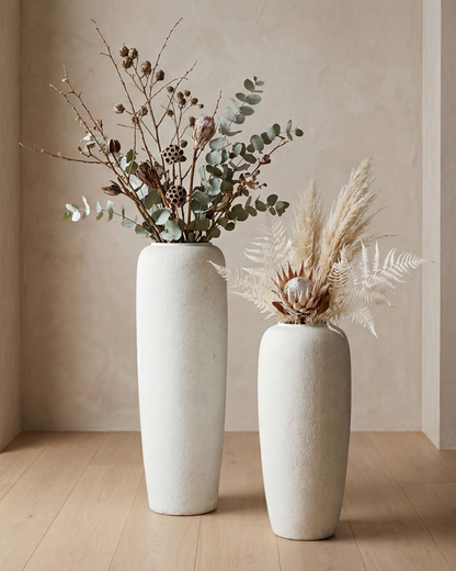 Pebble Finish Designer Floor Vase - Small