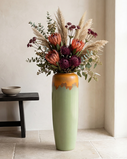 Verdant Harmony Floor Vase - Large