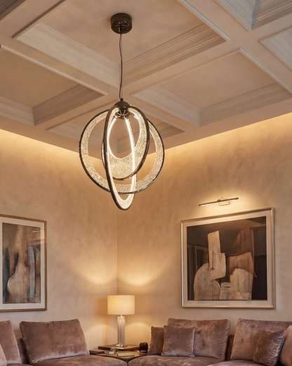 Orbit Ring Glow Pendant Light