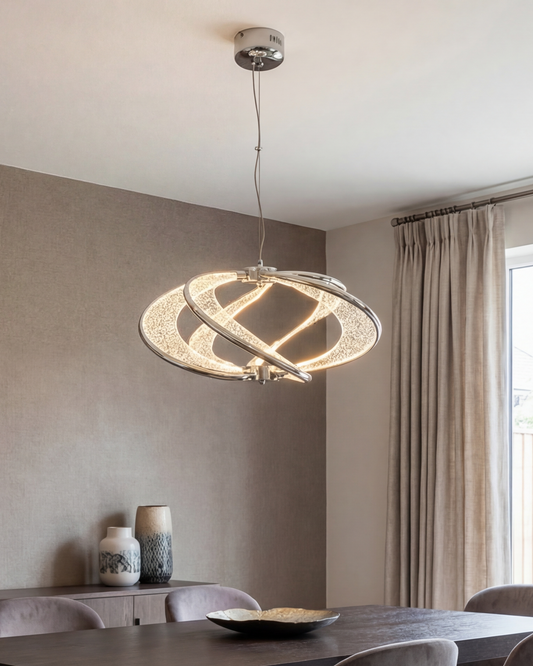 Infinity Loop Glow Pendant Light