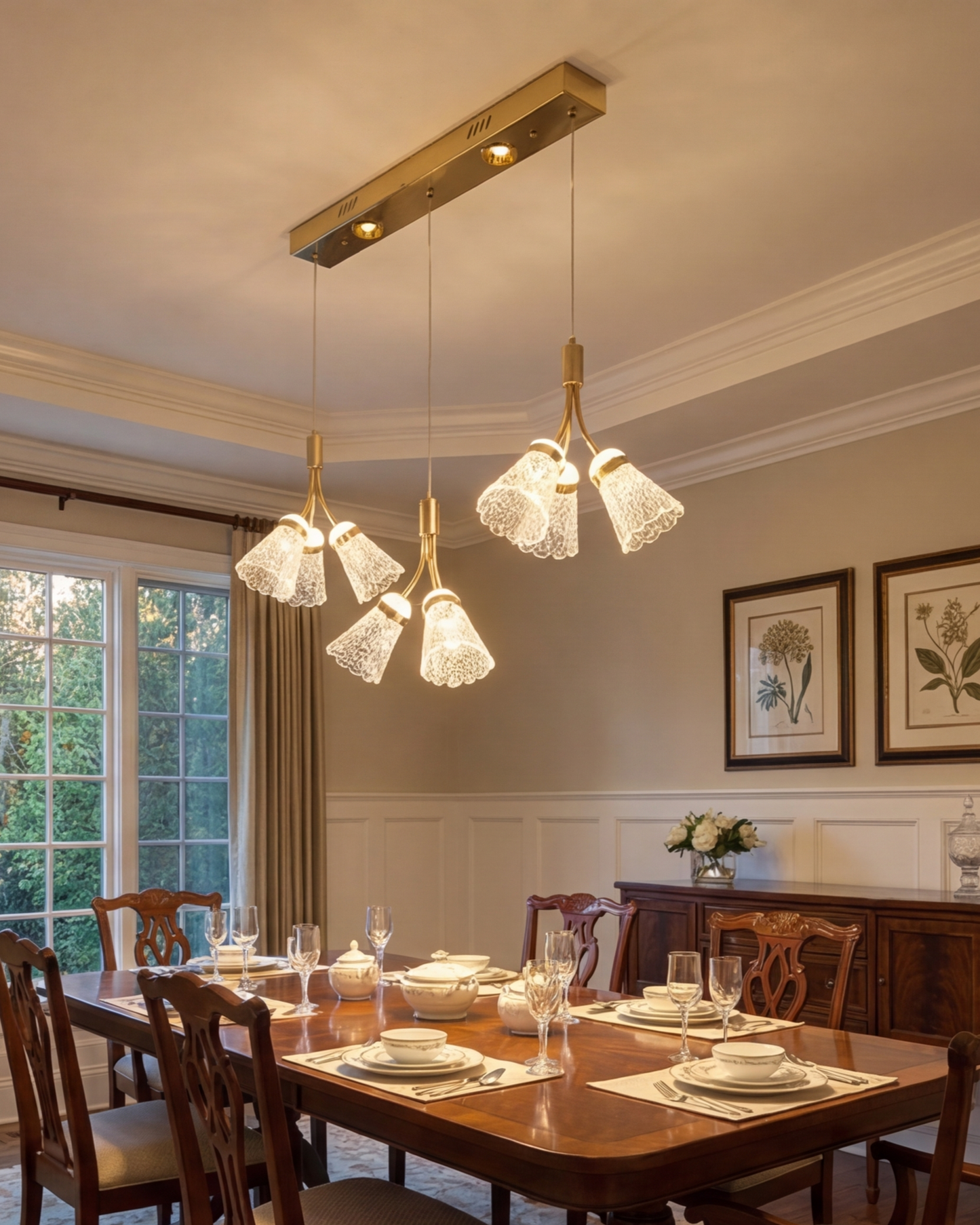 Bloom Trio Cluster Pendant Light