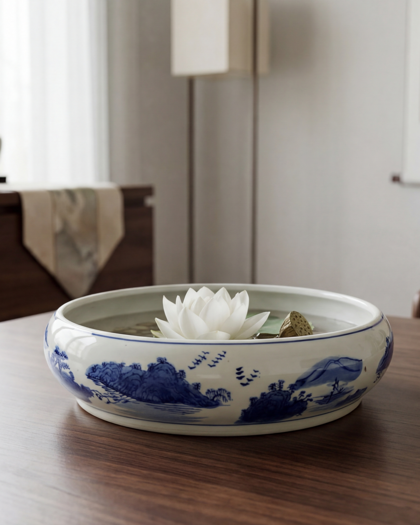 Blue Haven Round Planter - Big