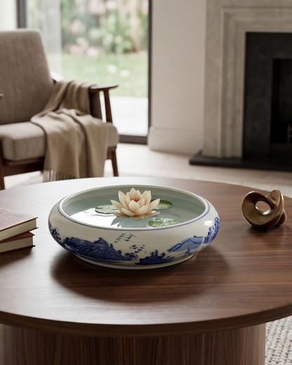Blue Haven Round Planter - Medium