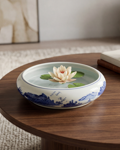 Blue Haven Round Planter - Medium