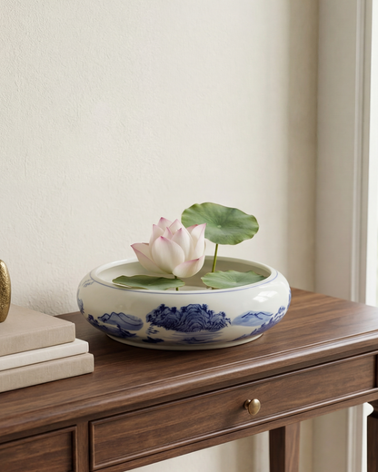 Blue Haven Round Planter - Small