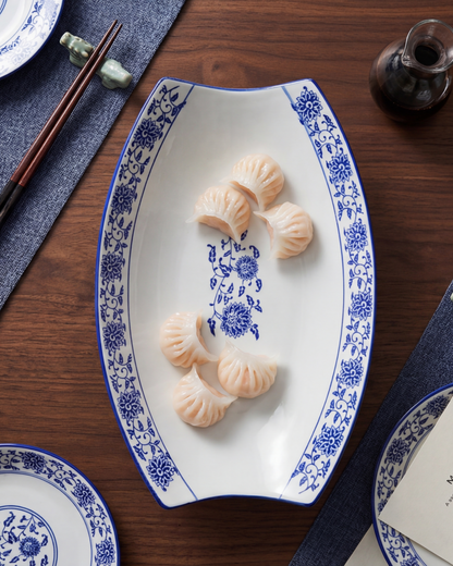 Imperial Blue Vine Serving Bowl