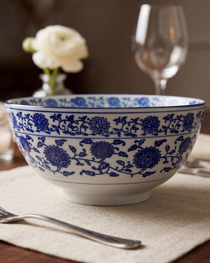Azure Bloom Classic Bowl