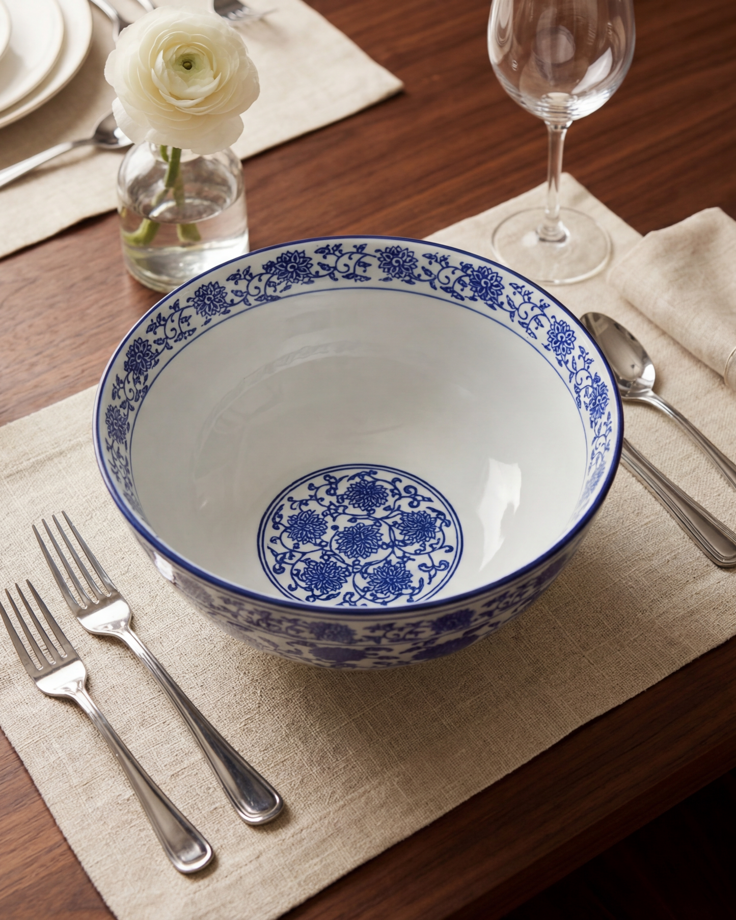 Azure Bloom Classic Bowl