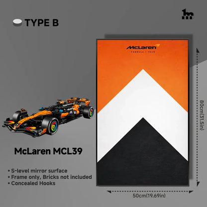 Car display Frame for LEGO® TECHNIC™ 42228 McLaren MCL39 F1® Car