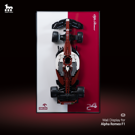 Alfa Romeo F1 Car Display frame And LEGO Set